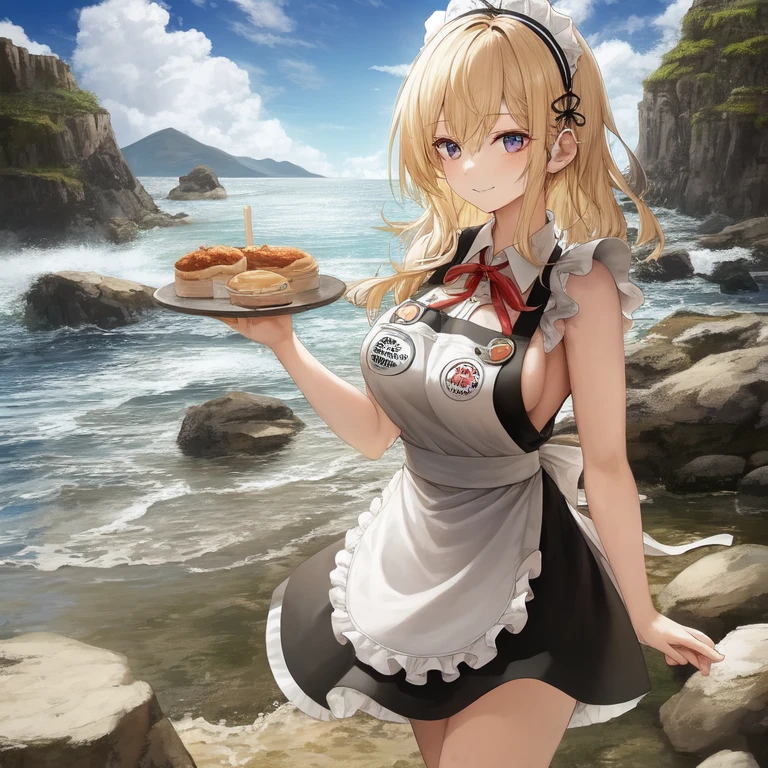 [Holara] Wavy hair Masterpiece Naked apron [Illustration]